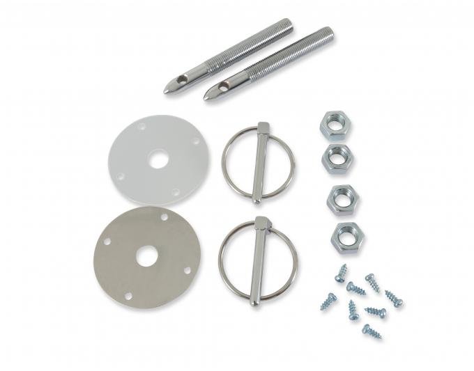 Mr. Gasket Hood & Deck Pinning Kits, with Screw-on Scuff Plates 1017