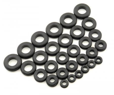 Mr. Gasket Grommet Assortment, Rubber, Package of 30 3706