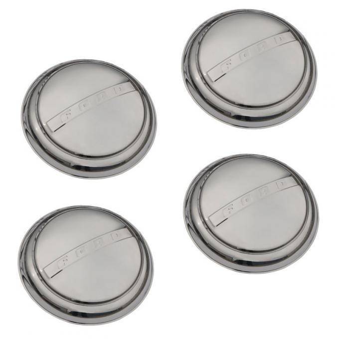 Dennis Carpenter Hub Cap Set - 1948-60 Ford Truck, 1947-48 Ford Car 6A-1130-AS