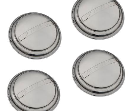 Dennis Carpenter Hub Cap Set - 1948-60 Ford Truck, 1947-48 Ford Car 6A-1130-AS