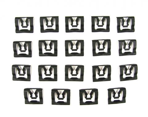 Precision 1964-1968 Ford Mustang Molding Clip Kit, Rear Window, 19 Piece Set PCK-3299-64