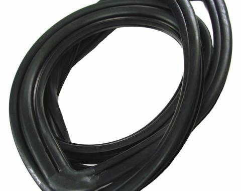 Precision Fits All Models Except 2Dr Hardtop Models-Windshield Weatherstrip Seal With Trim Groove for Steel Trim WCR D619