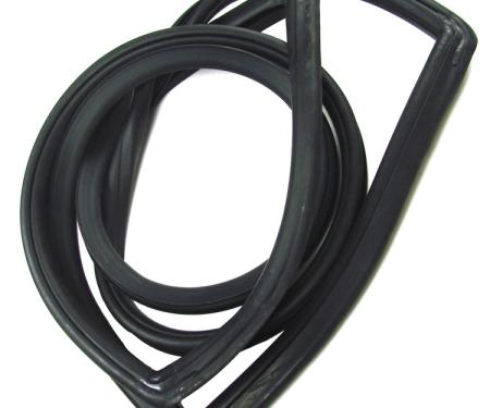 Precision 2Dr Fastback and 2/4 Dr Hardtop model - Windshield Weatherstrip Seal With Trim Groove for Steel Trim WCR D633