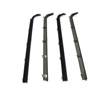 Precision Beltline Molding Kit, Left and Right Hand, 4 Piece Kit, Models With Vent Windows, Inner Beltline Molding Attaches To Door With Metal Clips. WFK 2110 83 V