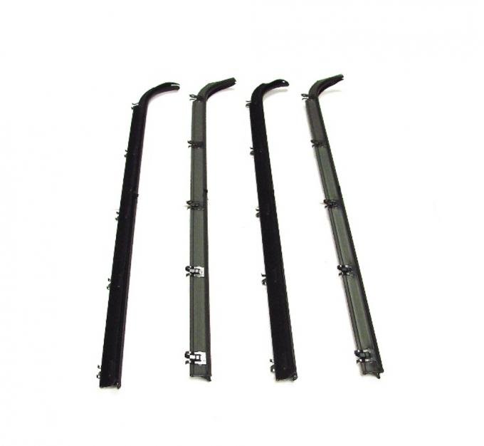 Precision Beltline Molding Kit, Left and Right Hand, 4 Piece Kit, Models With Vent Windows, Inner Beltline Molding Attaches To Door With Metal Clips. WFK 2110 83 V