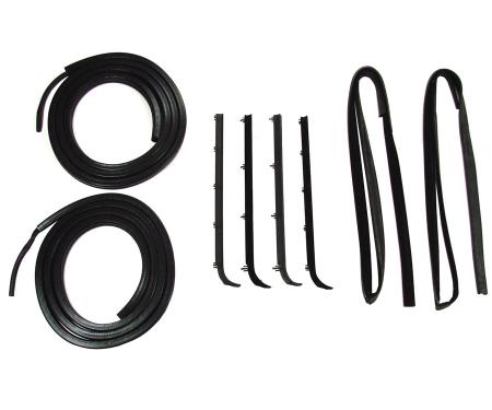 Precision Door Weatherstrip Seal Kit, Glassruns, Beltlines and Door Seals. Left and Right, 8 Piece Kit DK 2110 87