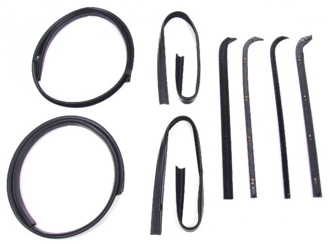 Precision Beltline Molding and Glass Run Channel Kit, Left and Right Hand, 8 Piece Kit WFK 2111 71