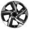 OE Replica Wheels HY12 - 17" Replica HY12 fits Hyundai 17 in. x 7 in. Gloss Black HY12-17070-5450-45MB