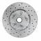Leed Brakes Spindle Kit with Drilled Rotors and Zinc Plated Calipers FC0025SMX