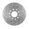 Leed Brakes Rear Disc Brake Kit with Drilled Rotors and Black Powder Coated Calipers BRC0003X