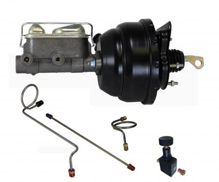 Leed Brakes 1967-1970 Ford Mustang Power Hydraulic Kit with pre-bent lines and adjustable valve FC0022HK