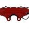 Leed Brakes 1964-1966 Ford Mustang Power Front Kit with Drilled Rotors and Red Powder Coated Calipers RFC0001-H405MX