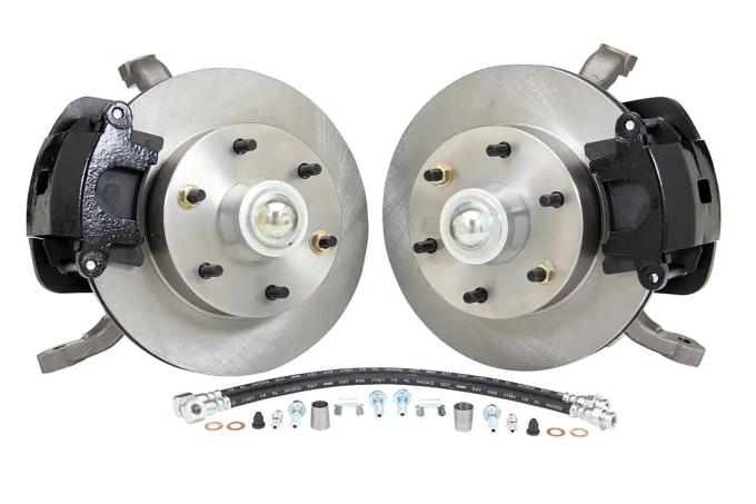 Classic Performance Front Disc Brake Kit w/ Stock Height Spindles Ford Granada, 11.75" Vented Rotor w/ Aluminum Hubs, 6 x 5.5 7580SWBK-6