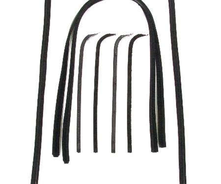 AMD Front Door Window Channel Kit -8pcs, 67-70 Ford F100 F250 F350 Pickup X553-4567-CS