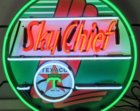 Neonetics Standard Size Neon Signs, Texaco Sky Chief Neon Sign