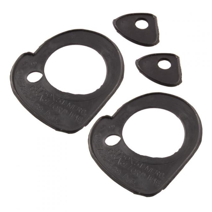 Dennis Carpenter Outside Door Handle Pads - 1951 Mercury Car 1M-7222428