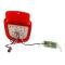 AMD Tail Light Lens, Red Lens, 38 Red LED, 12 White License Lamp LED, LH, 55-66 Ford F100 F250 Flareside Truck X951-4555-1DNL