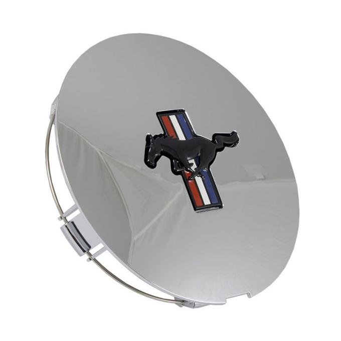 Daniel Carpenter 1991-93 Pony Wheel Center Cap - Chrome w/Black Emblem F2ZZ-1130-CB