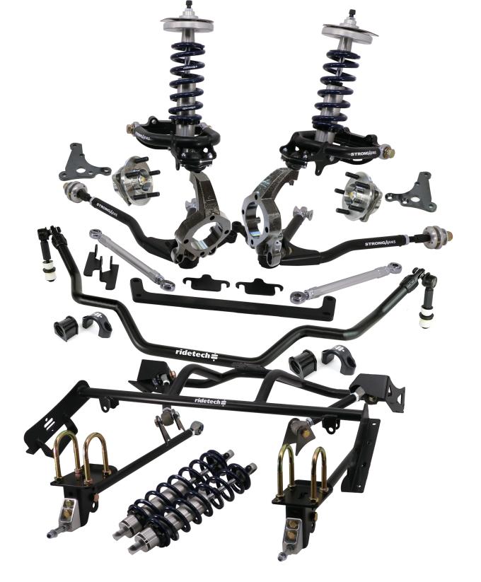 Ridetech HQ Coil-Over System with hub spindles for 1964-1966 Mustang 12090203