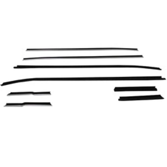 Metro Moulded Parts Window Sweeper Set, 71-73 Mustang Convertible 8 Piece WC 6900-22