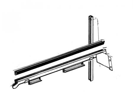 Dennis Carpenter Window Lift Channel Seal - 1953-56 Ford Car BA-7621478-C