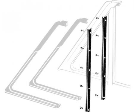 Dennis Carpenter Back Edge of Vent Window Seals - Convertible & 2 Door Hardtop - 1960-62 Ford Car C0AB-6321450-PR