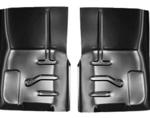 Redline Restomotive® 1980-1998 Ford Pickup / Bronco Front Left and Right Cab Floor Pan Section