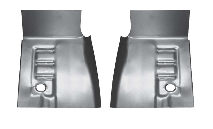 Redline Restomotive® 1964-1970 Ford Mustang (Short Size 23" x 24") Front Left and Right Floor Pan Section