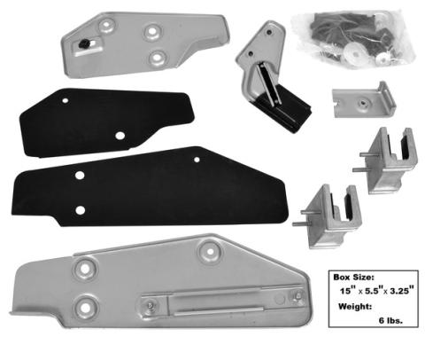 Dynacorn 69-70 Door Glass Channel / Retainer Assembly LH. All Body Style 3614GK