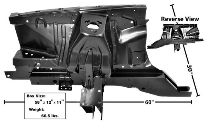 Dynacorn 71-73 Shock Tower / Apron Assembly RH 3630Y