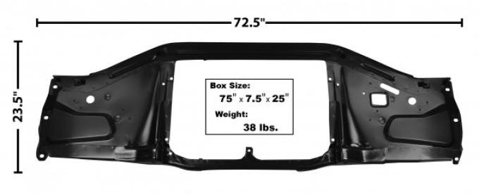 Dynacorn 1967-72 Radiator Support 3134