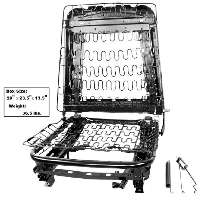 Dynacorn 66-77 Seat Frame Assembly LH 3773