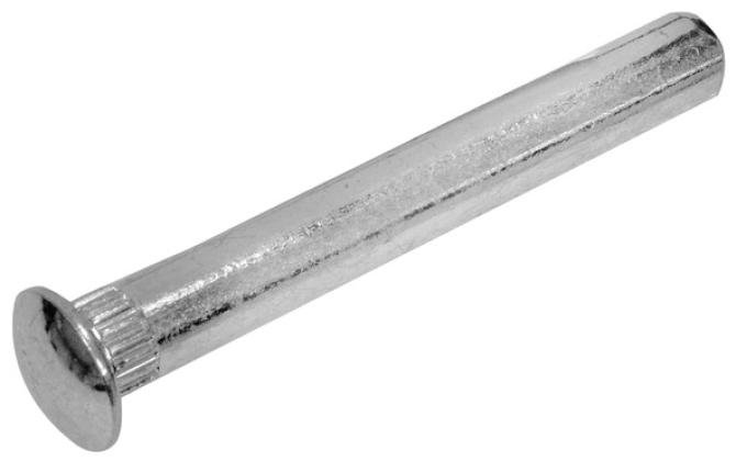 Dynacorn 65-68 Door Hinge Pin Short 2 1 / 2" Sliver Zinc Plated 3640QP