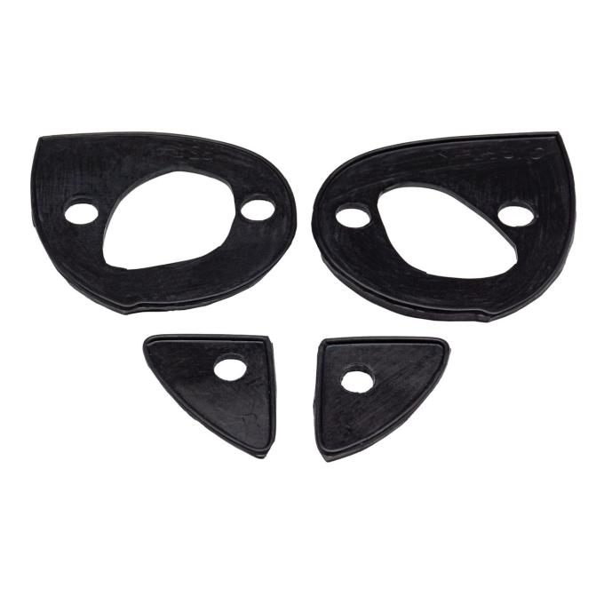 Metro Moulded Parts 1952-1955 Lincoln Door Handle Pads. 3" Long & 1-1/2" Long. Set r&l MP 821-Y