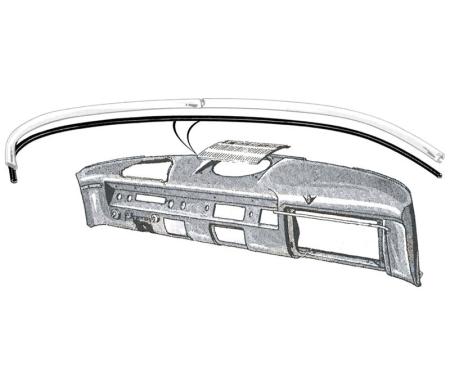 Dennis Carpenter Windshield Garnish Molding - 1952-55 Ford Car BA-7003127-A
