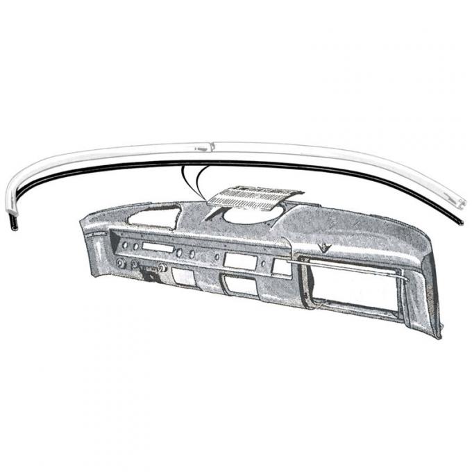 Dennis Carpenter Windshield Garnish Molding - 1952-55 Ford Car BA-7003127-A