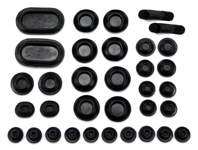 Mustang Rubber Body Plug Kit, 1964-1966