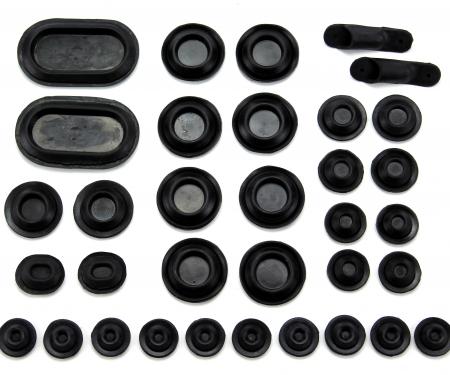 Mustang Rubber Body Plug Kit, 1964-1966