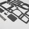 Detroit Muscle Technologies Ford 65-68 Galaxie Custom AC Heater Box Restoration Rebuild Seal Gasket Kit FORD-GAL6568HB10