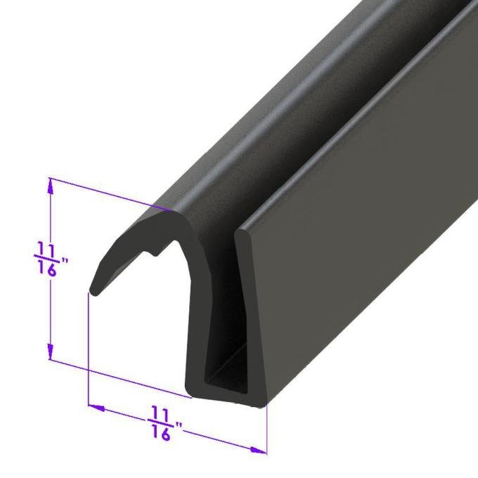 Metro Moulded Parts Glass Setting Seal for Lower Side Window LP 102-A