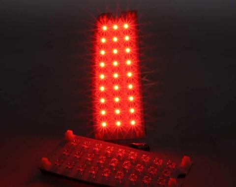 AMD Tail Light LED Insert Board, Pair, 27 Red Sequential LED, 64-72 Ford Truck 66-77 Bronco X949-4567-2EP