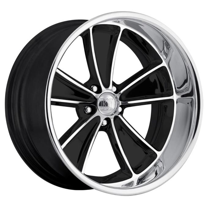 Boyd Coddington 18x8 Speedster Black Machined / Diamond Cut Lip 5x4.75 BS 4.5 BP BC2-886145B