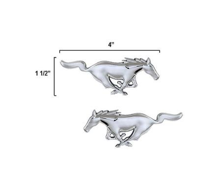 Daniel Carpenter Mustang Pony Emblems - LH & RH F4ZZ-6313208-EM