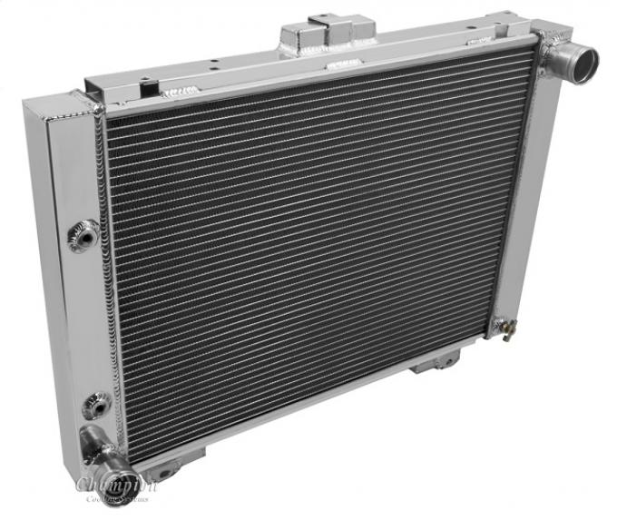 Champion Cooling 1964 Ford Galaxie 500 3 Row All Aluminum Radiator Made With Aircraft Grade Aluminum CC64GL