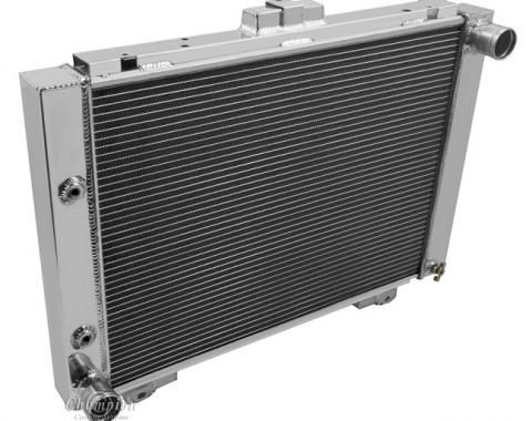 Champion Cooling 1964 Ford Galaxie 500 3 Row All Aluminum Radiator Made With Aircraft Grade Aluminum CC64GL