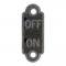 Dennis Carpenter Ignition Lock Switch Plate - 1933-34 Ford Car   40-3728