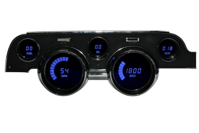 Intellitronix 1967-1968 Ford Mustang LED Digital Gauge Panel DP7002