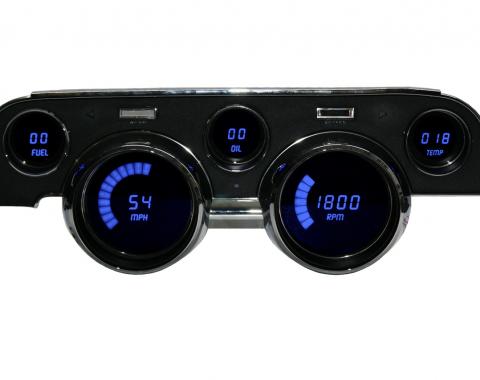 Intellitronix 1967-1968 Ford Mustang LED Digital Gauge Panel DP7002