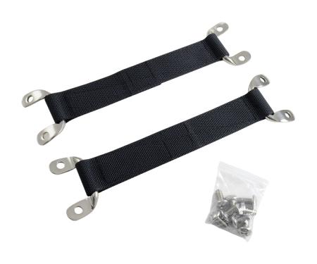 Dennis Carpenter Door Check Strap Kit - 1966-77 Ford Bronco C6TZ-9623574-KIT