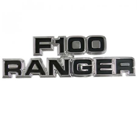 Dennis Carpenter Name Plate - Cowl Side - F100 RANGER - 1977-79 Ford Truck D7TZ-16720-J